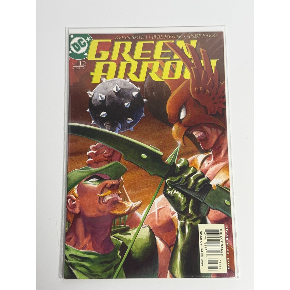 Green Arrow 12 2002 DC Comics Kevin Smith Phil Hester Matt Wagner Cover Hawkman